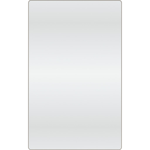 Loevschall Refine spejl, bruneret messing, 75x120 cm