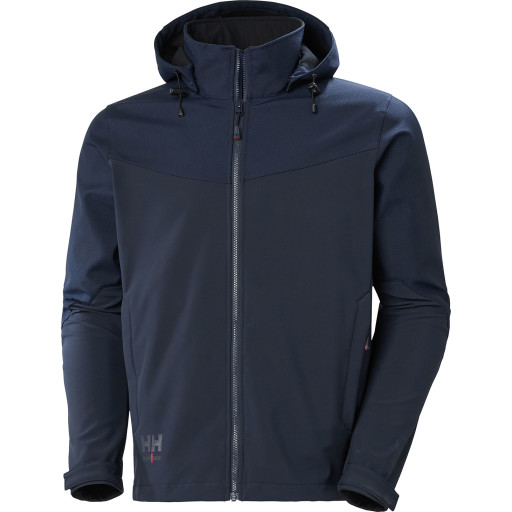 Kurtka męska Helly Hansen Jacket HELLY HANSEN Oxford Softshell, blue 2XL