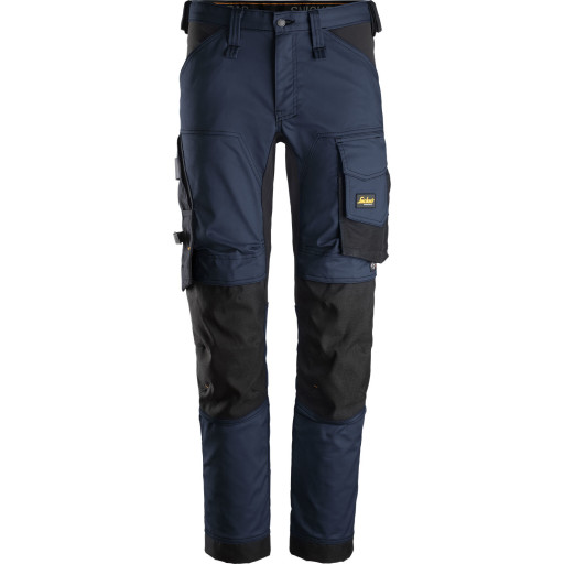 Snickers AllroundWork stretch bukser navy/sort 6341 - navy/sort / 54 - Bukser - Bukser - EN 14404