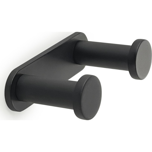 Hefe Canarie håndklædekrog, mat sort