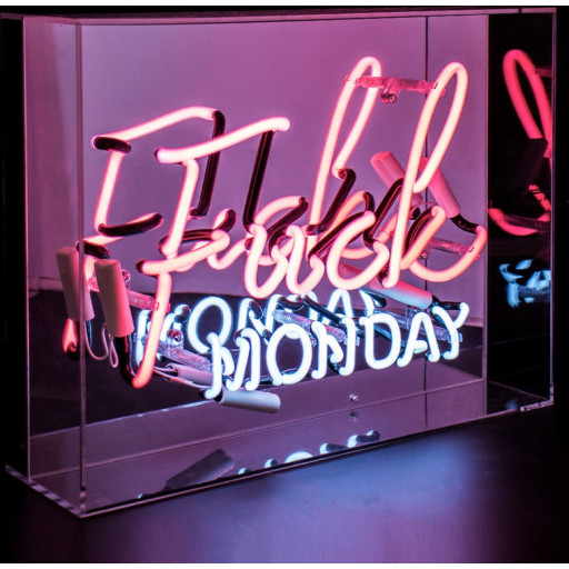 Locomocean Fuck Monday neonskilt