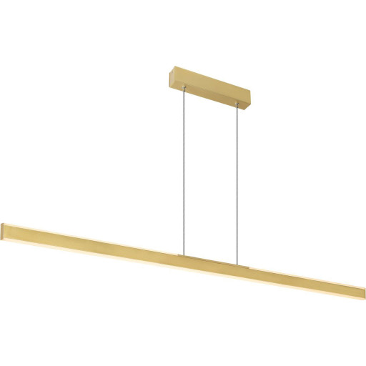 SLV One Linear pendellampa, mässing, 140 cm