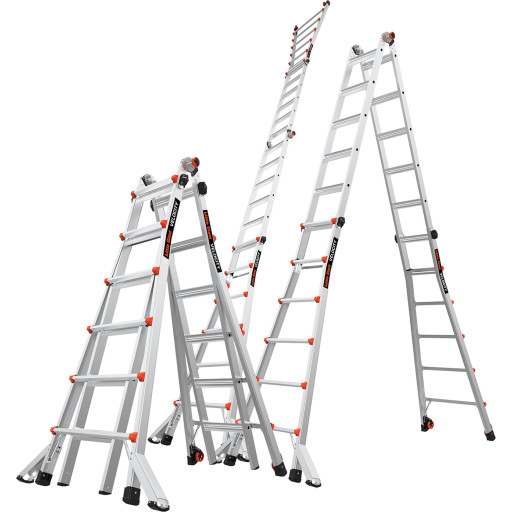 Jumbo Giant Multistige - 6/11 trin - 6,4 m. Ekstra Kraftig Håndværkermodel.