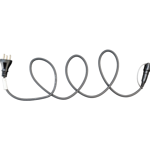 MK Quickfix 3+ tilslutningskabel, 230V, sort