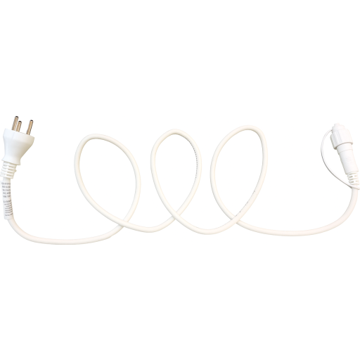 MK Quickfix 3+ tilslutningskabel, 230V, hvid