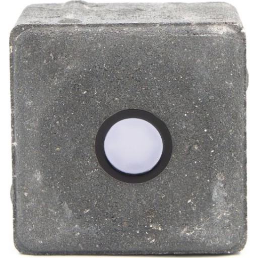 Light By Juhl betongfliser med Cosmos black spotlights, 10x10x6 cm, antrasitt