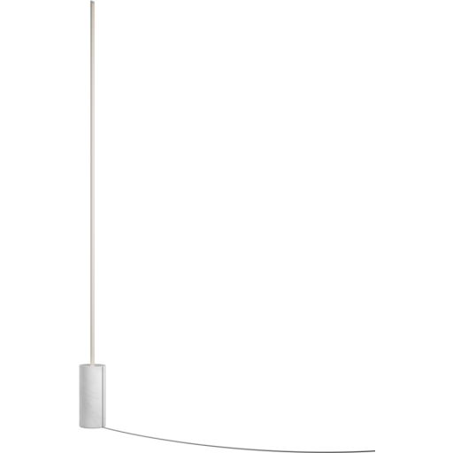 Sackit Expo 185 golvlampa, vit