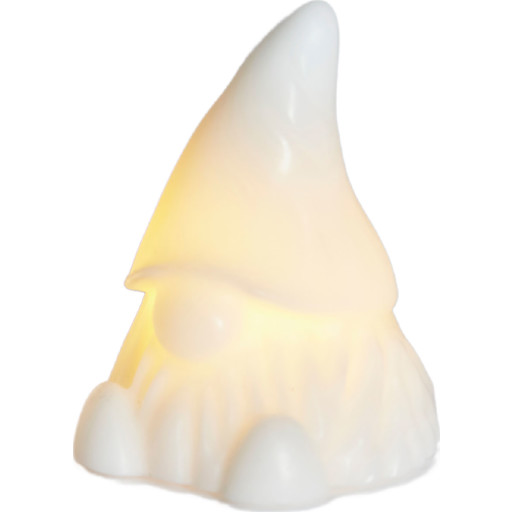 Sirius - Coco LED-nisse, hvid, 10x14cm