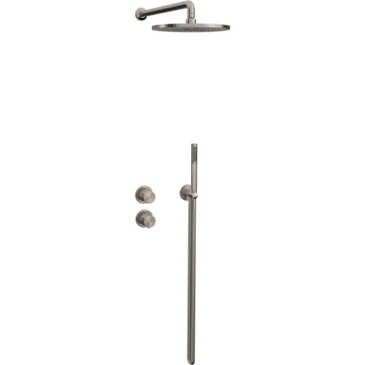 Toni Déca brusesæt, børstet nikkel