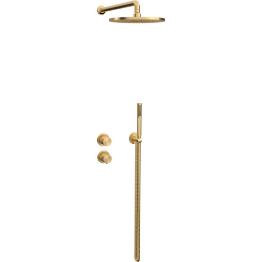 Toni Déca brusesæt, børstet messing