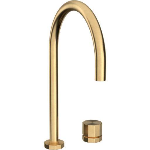 Toni Déca køkkenarmatur, børstet messing