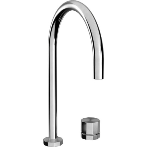 Toni Déca køkkenarmatur, børstet krom