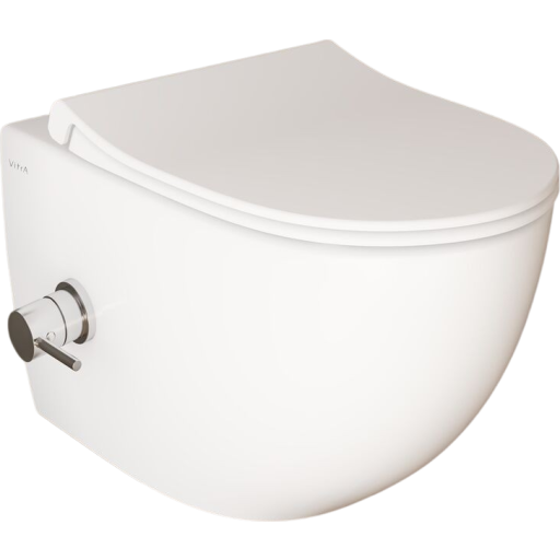 Vitra Sento douchetoilet, uden skyllekant, antibakteriel, hvid