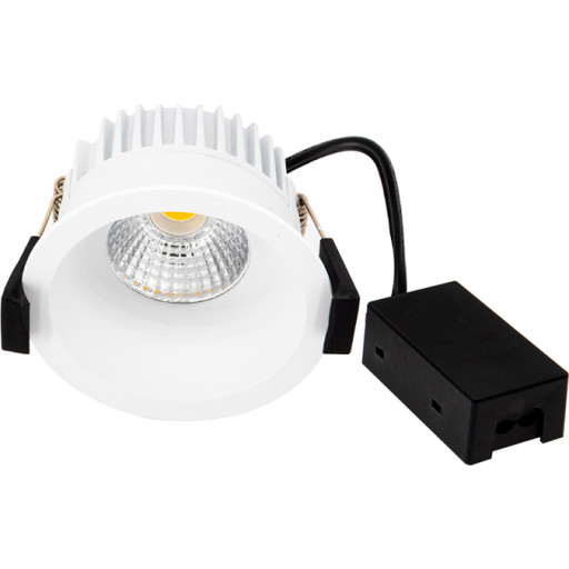 Hilux D7 udendørs indbygningsspot, 6W, 3000K, hvid billede
