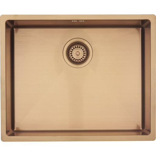 Lavabo Kubus 500 Soft køkkenvask, 54x44 cm, kobber