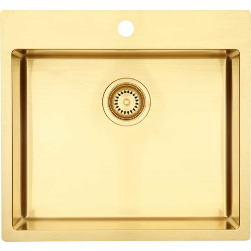 Lavabo Kubus 540 Soft køkkenvask, 54x50 cm, messing billede