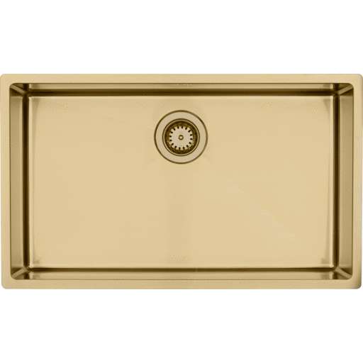 Lavabo Kubus 700 soft diskbänk, 54x44 cm, mässing