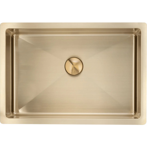 Lavabo Low håndvask med bundventil, PVD messing