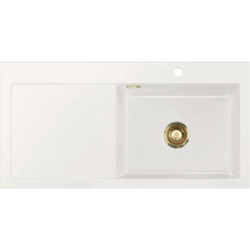 Lavabo Mera 100 diskbänk, 100x51 cm, vit