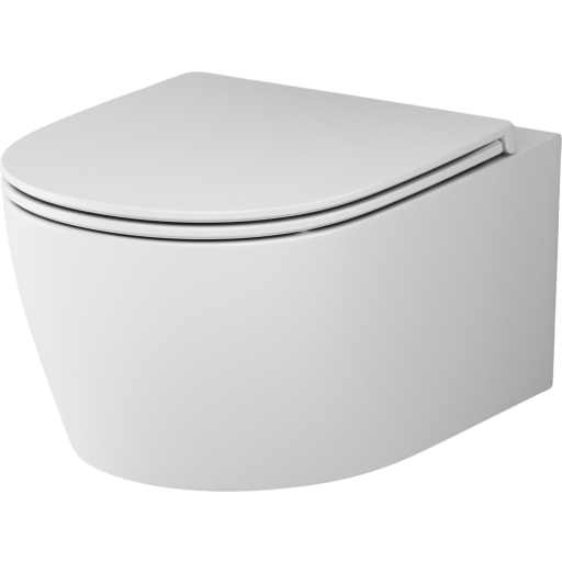 AM.PM X-Joy S FlashClean vägghängd toalett, utan spolkant, vit