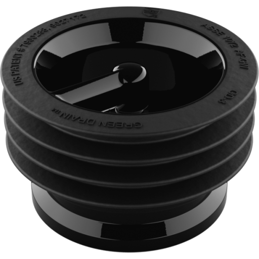 Green Drain GD3 selvrensende vandlås 75-85mm. Vandfri membran-lugtlukke til gulvafløb