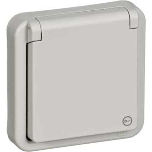 LK Opus 74 hospitalstikkontakt i lysegrå billede