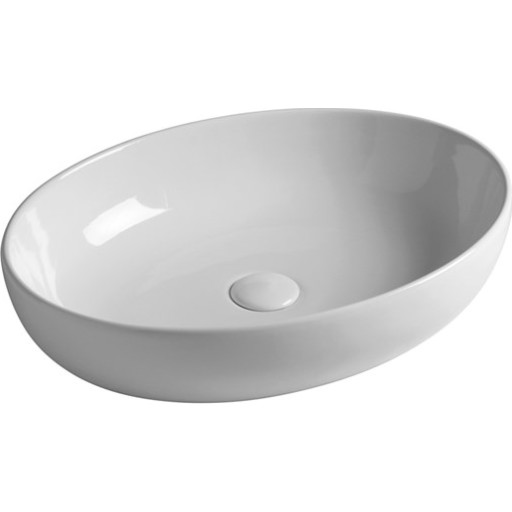 Kriss Easy håndvask, 60x42 cm, mat hvid