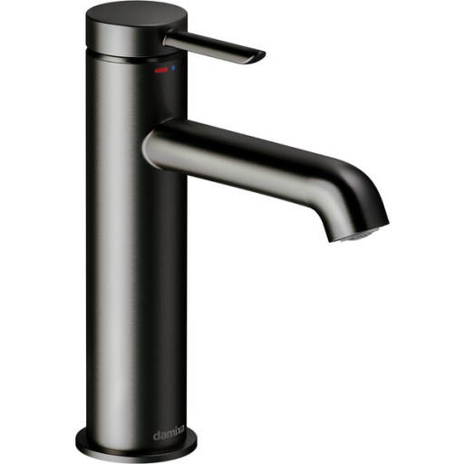 Damixa Iris håndvaskarmatur, børstet antracit