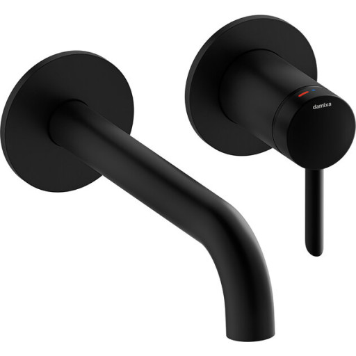 Damixa Iris håndvaskarmatur, mat sort