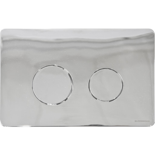 Svedbergs betjeningsplade, krom