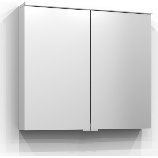 Svedbergs Sarek spegelskåp med belysning, 80x72 cm, vit