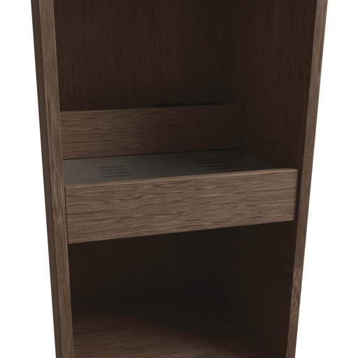 Svedbergs ladestation til højskab, 35 cm, brun ask