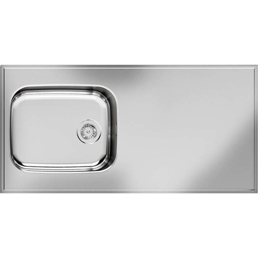 Purus Basic F stålbord, 120x60 cm, rustfrit stål