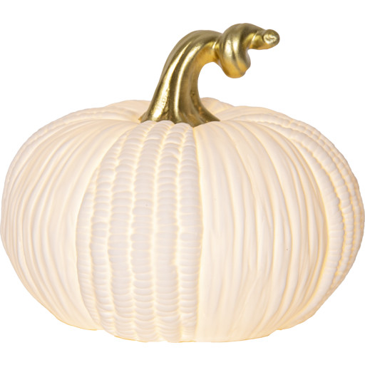 Star Trading Pumpkin græskar med lys, 15 cm