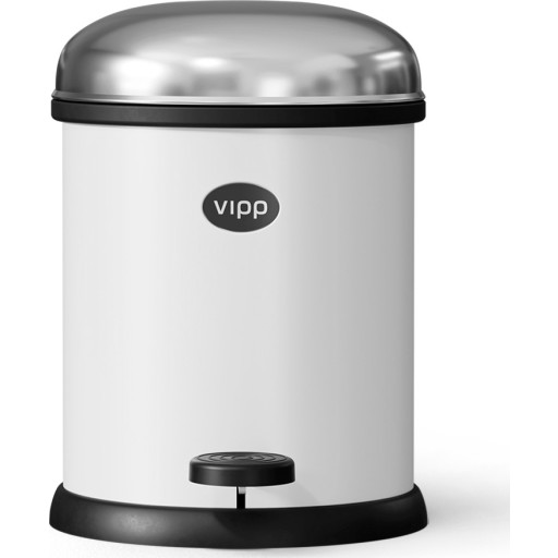 Vipp 12 toiletspand, 3 liter, pedal, hvid