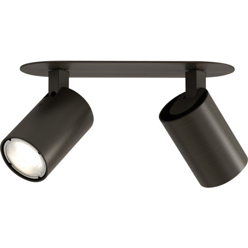 Astro Ascoli Twin spotlampe, 2 spots, bronze