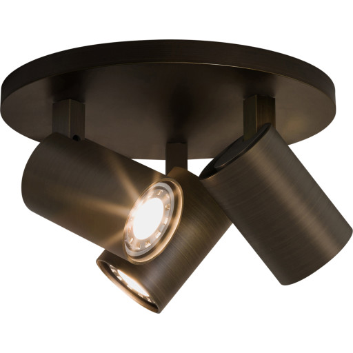 Astro Ascoli Triple Round spotlampe, 3 spots, bronze