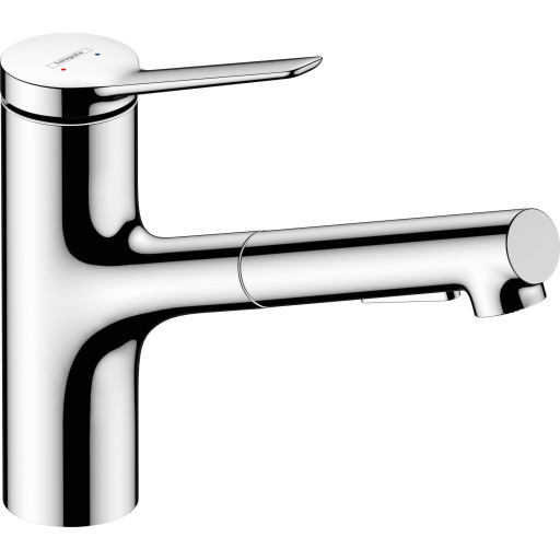 Hansgrohe Zesis M33 køkkenarmatur, vandbesparende, udtrækstud, krom