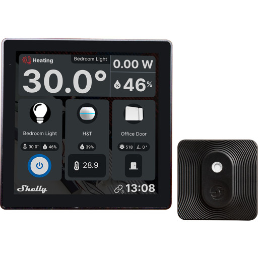 Schneider Electric Shelly vægdisplay, bluetooth & wi-fi billede