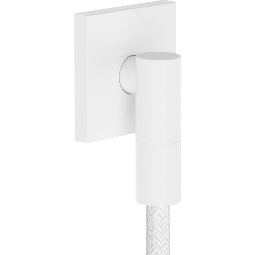 Hansgrohe FixFit Fine E slangeudtag, mat hvid