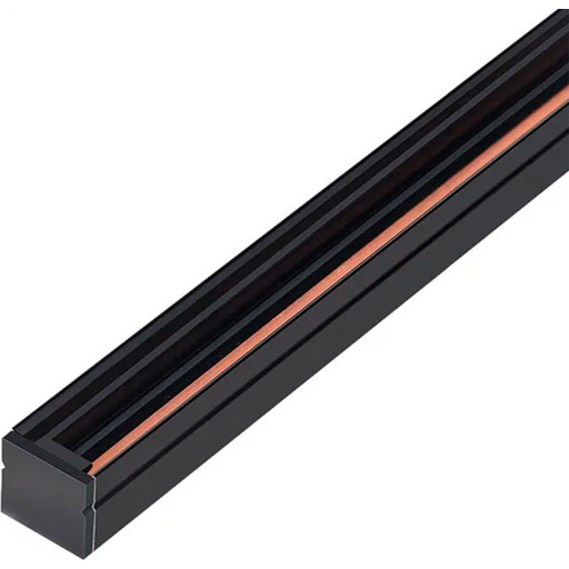 Ecofoss Click strømskinne, sort, 120 cm