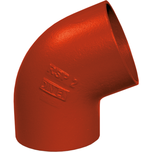 Preis SML afløbsbøjning, 70°, Ø110 mm, støbejern