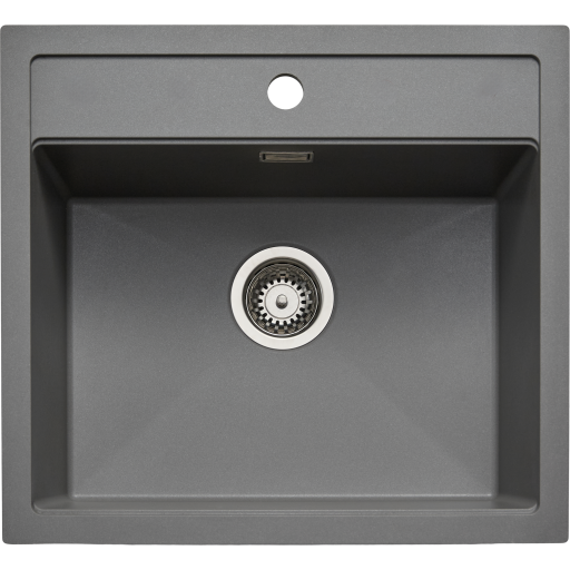 Secher Aalborg 500 BK1 diskb&auml;nk, 56x51 cm, gr&aring;