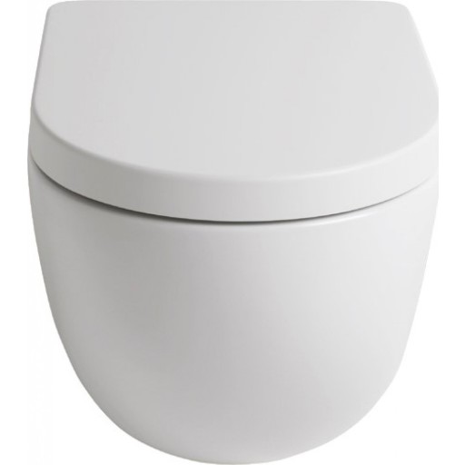 Lavabo File 2.0 vägghängd toalett, utan spolkant, matt vit