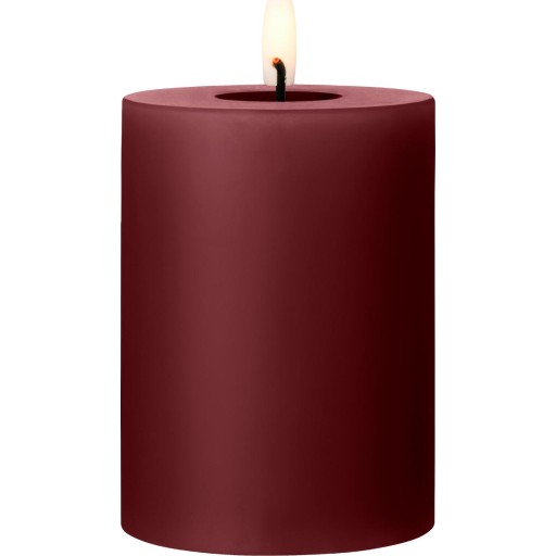 Ester & Erik LED bloklys, 10 cm, bordeaux billede