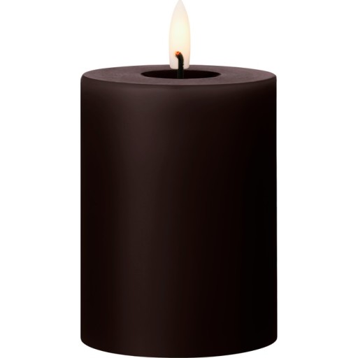 Ester & Erik LED bloklys, mørkebrun, 10 cm