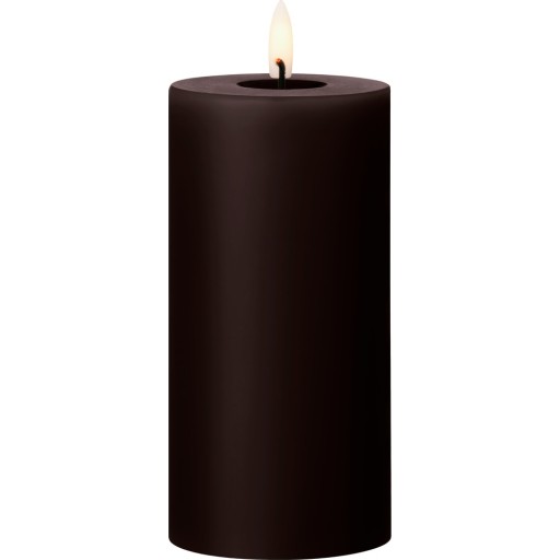 Ester & Erik LED bloklys, mørkebrun, 15 cm