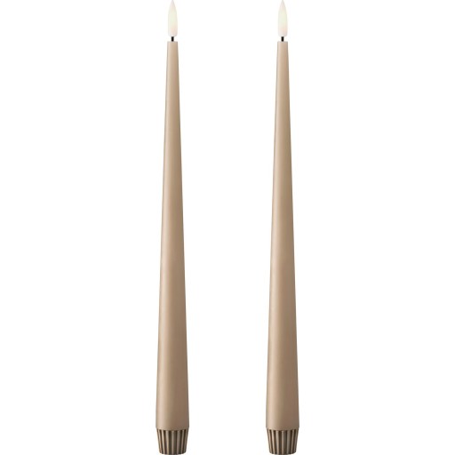 ester & erik ester & erik kronelys LED 2-pak 18 Nougat note , 30 cm