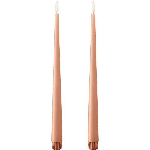 ester & erik ester & erik kronelys LED 2-pak 20 Rosy caramel , 30 cm