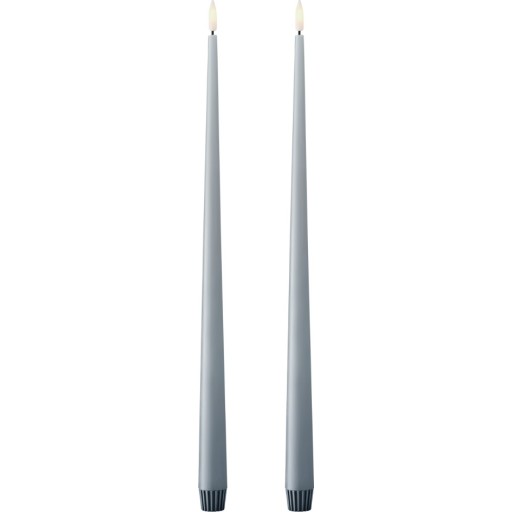 Ester & Erik LED kronelys, 40 cm, blå, 2-pak